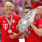 Bayern Munich stars Franck Ribery & Arjen Robben sign off in style as they help win Bundesliga title for the German club