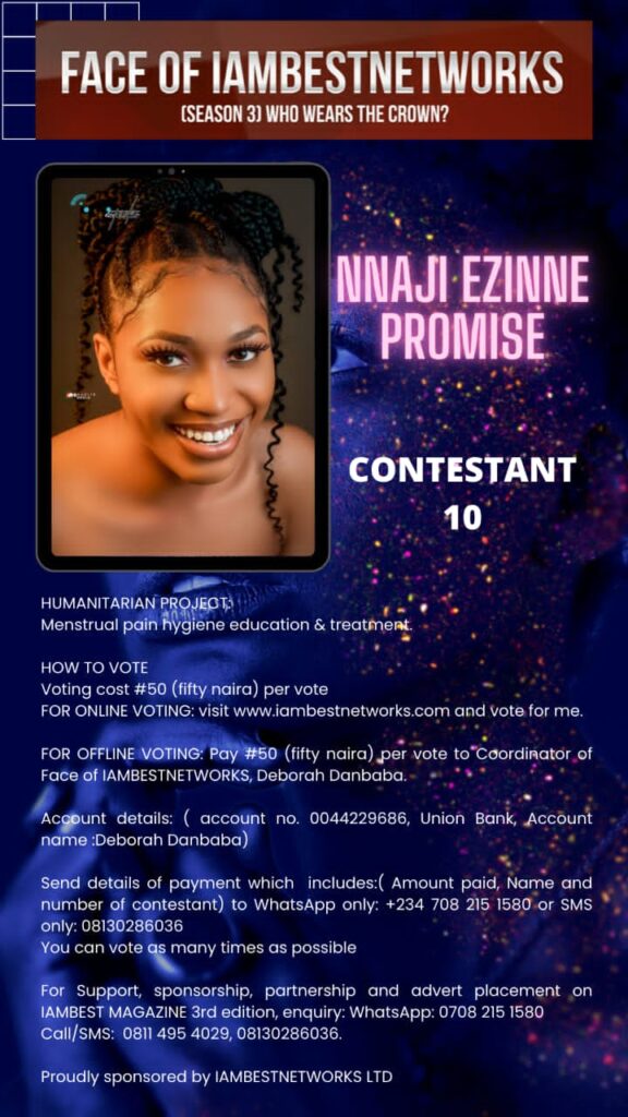 Face of IAMBESTNETWORKS: Vote for your favourite contestant
