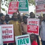 2023 General Election: Nigerians stage protest in Abuja over last Saturday’s elections
