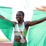 Words in pen: “It was just the moment I wanted to quit and God just showed up miraculously” – says  Tobi Amusan, World 100m hurdles champion and record breaker