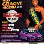 Get your form for miss Gbagyi Nigeria