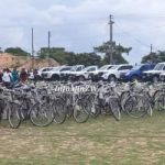 PHOTOS: Zimbabwe President Donates 54 Bicycles To Village Heads As Christmas Gift