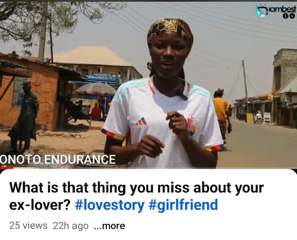#Video : What is that thing you miss about your ex-lover?