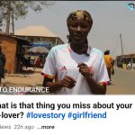 #Video : What is that thing you miss about your ex-lover?