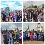 #EndBadGovernance Protesters hold Sunday service on Plateau road