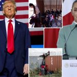 Trump says Mexico’s president has ‘agreed to stop’ migrants crossing into US through her country