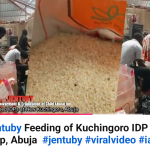 JENTUBY Food distribution at Kuchingoro IDP Camp Abuja